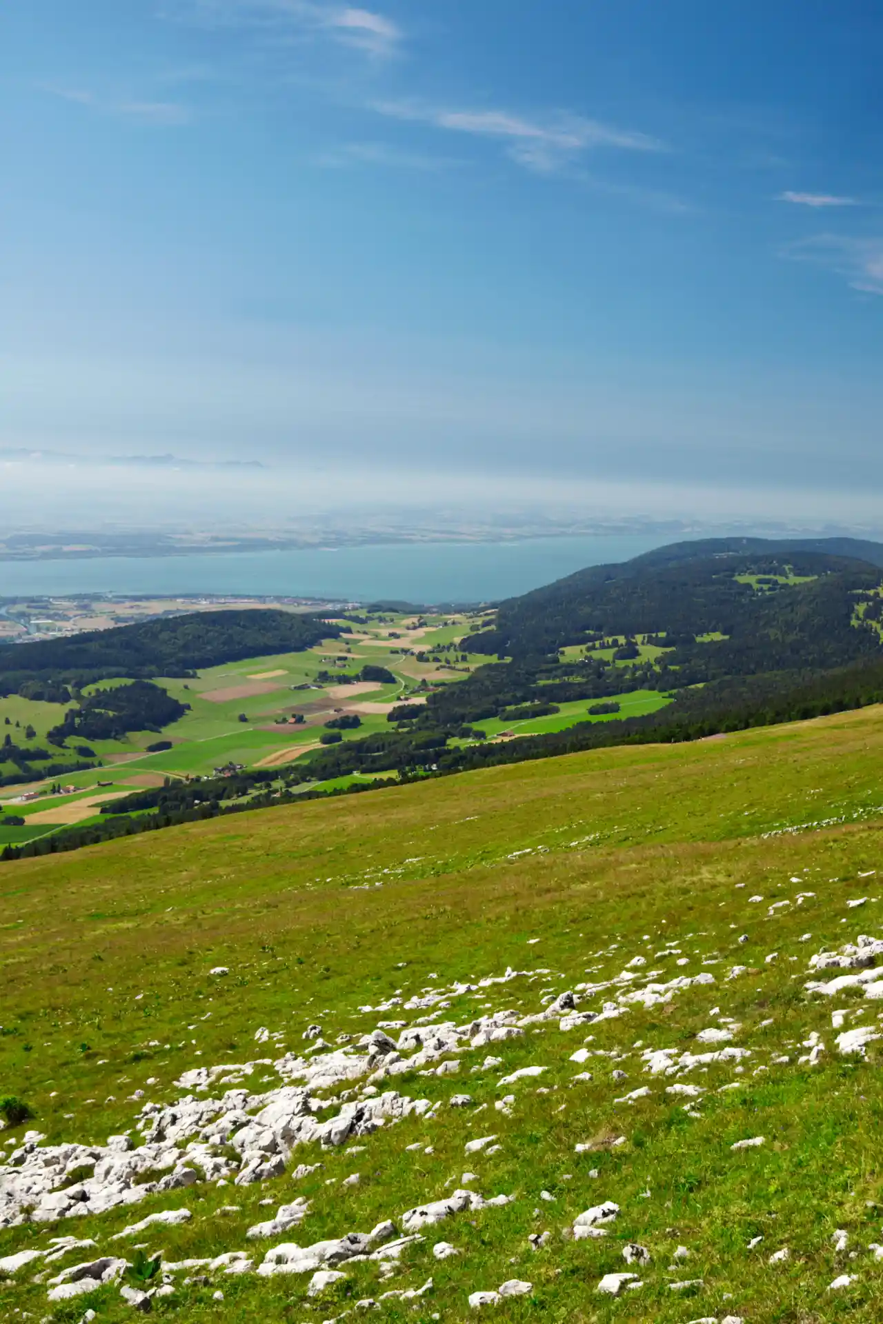 Point de vue de randonnée Jura
