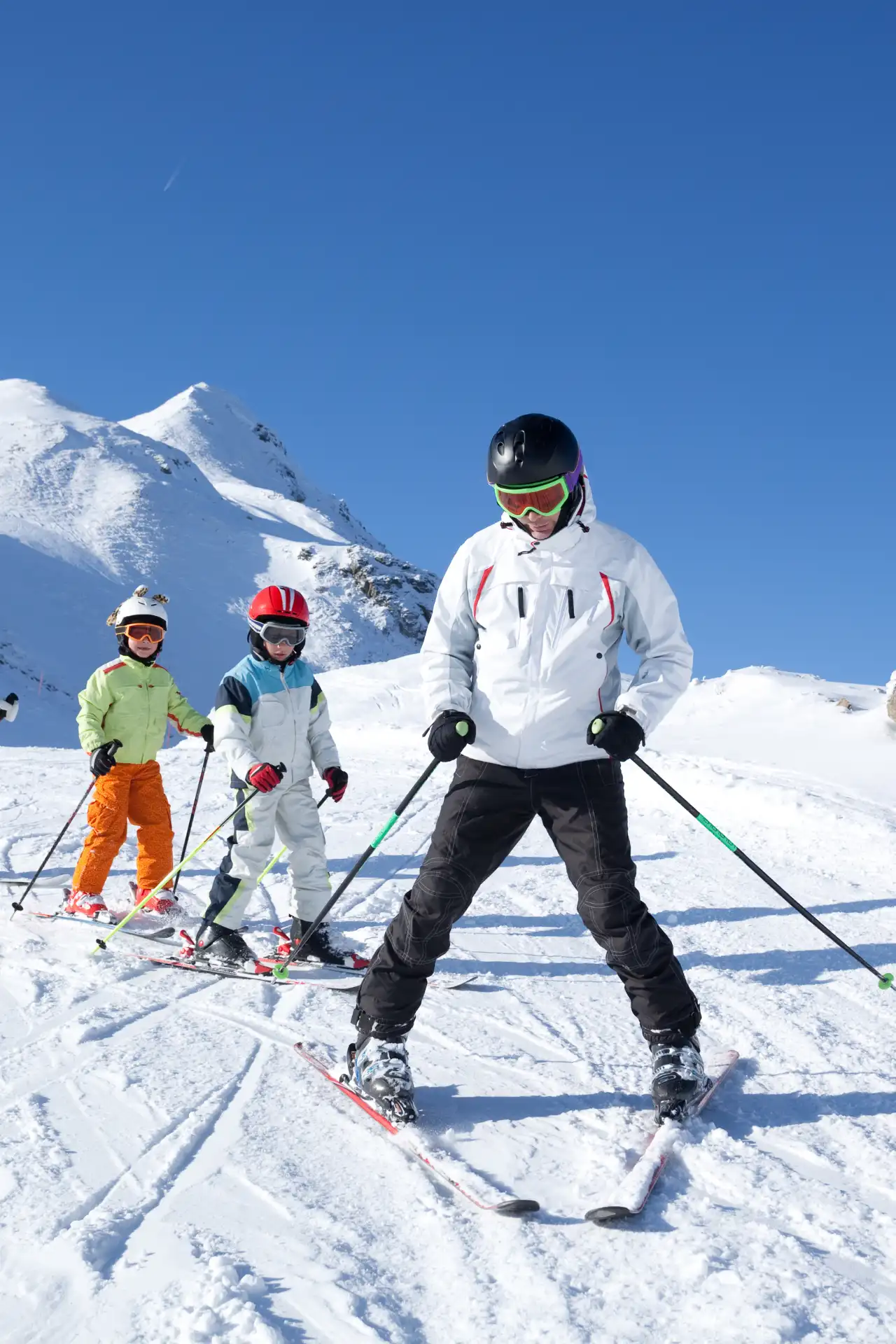 Image famille au ski